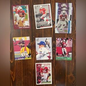 Set of 9 Jake Plummer Football cards Cardinals